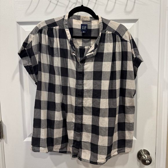 Gap gingham top - XL tall - Picture 1 of 3